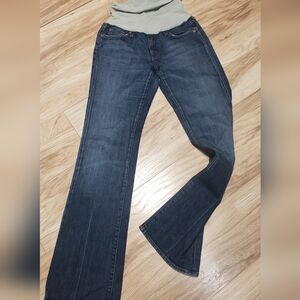 Dark Blue Flare Women's Jeans